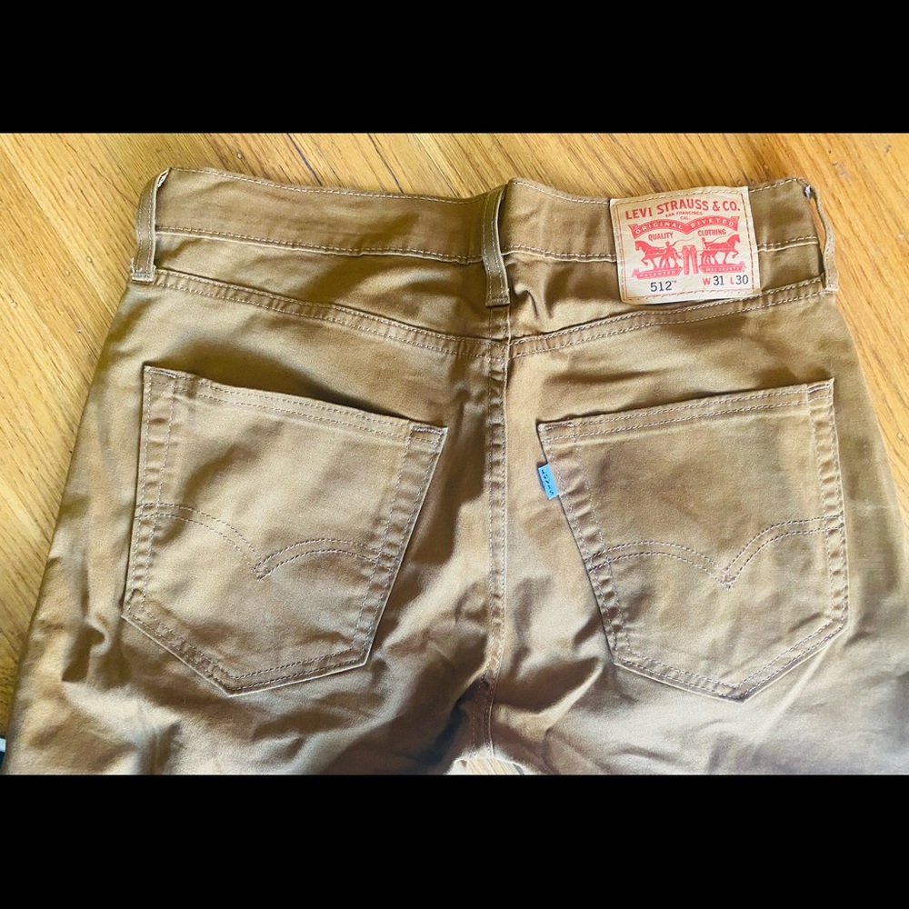 Levi´s 512 Slim taper mustard 31x30 never worn